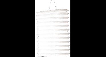 Lampion Wit (16 cm) - Lampion sint maarten - lampionnen - Sint maarten optocht - lampionnen papier