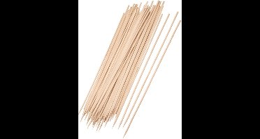Elite 300x Bamboe houten sate prikkers/spiezen - bbq sticks - 25 cm