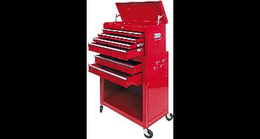 VOREL - Gereedschapswagen - met - 6 - lades - 62x33x107 - cm