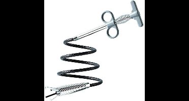 Purepeak Ontstoppingsveer - 160 cm - Gootsteenontstopper Geschikt voor Douche, Keukenafvoer, WC & Wasbak - Rioolreinigersveer - Afvoer Ontstopper - Rioolveer - Drain Cleaner – Rioolontstopper