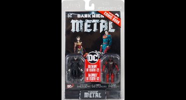 Dark Nights Metal #1 comic book engels + Batman Who Laughs & Red Death mini figuren 8 cm