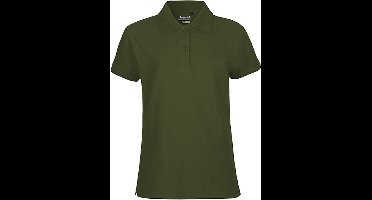 Neutral - Classic Dames Polo - Military - 100% Biologisch Katoen maat XS