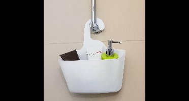 Bath & Shower Douche Caddy - Ophangbaar - Doucherek - Douchemand - Wit