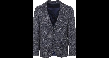 Suitable Colbert Royal Bruin Blauw - Maat 48 - Heren blazer
