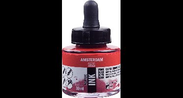 Amsterdam Acrylic Inkt Fles 30 ml Quinacridoneroze 366