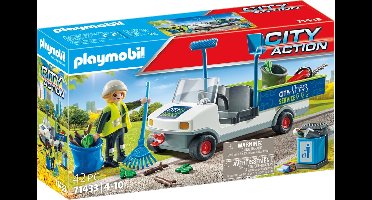 PLAYMOBIL City Action Electrische straatveegmachine - 71433