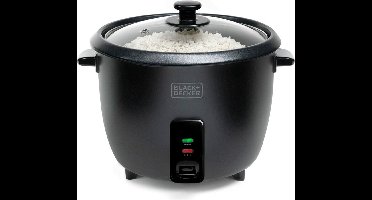 Rijstkoker van 1,8 liter, 700 W, met zwarte stoommand - black+decker - BXRC1800E