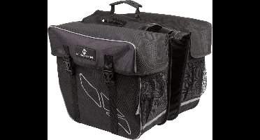 M-Wave Fietstas 30L - dubbele fietstassen - versterkte bodem - zwart