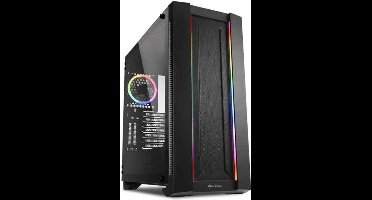 ATX Semi-tower Box Sharkoon 4044951027156 Black