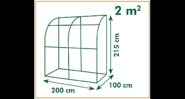 Nature - Kas - Muurkas - H215 x 200 x 100cm - Groen