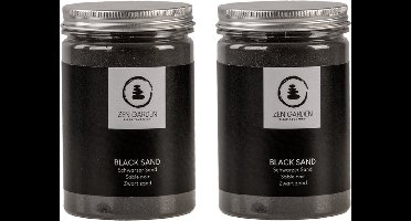 Esschert Design Zen tuin zand - zwart - 1000 gram - minituin