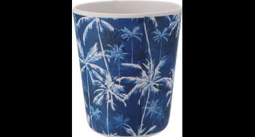 Excellent Houseware drinkbeker - kunststof/melamine - met print - 9 x 11 cm - 440 ml