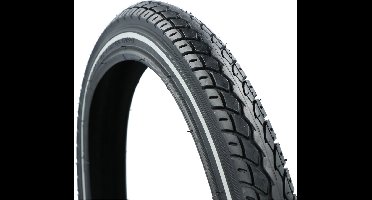 Dresco Buitenband Street - Bandenmaat 20 x 1.75 – ETRTO maat 47-406 - Veilige reflectie - Optimale grip bij alle weersomstandigheden - Lage rolweerstand – Hoge lekbestendigheid - Optimale grip - Zwart