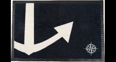 Deurmat Anchor Zwart