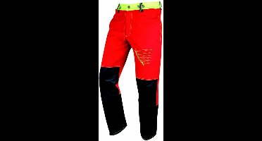 Francital Prior move 4 way stretch kettingzaagbroek klasse 1 - rood/geel - Maat: XL - Rood Geel