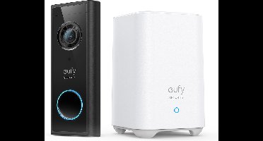 Eufy Video Doorbell 2K (Battery-Powered) + Homebase - Deurbelcamera