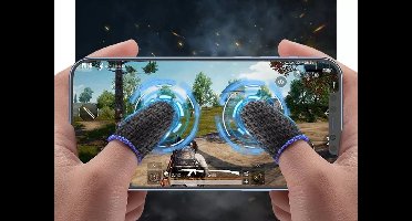 New Age Devi - 2 Stuks Koolstofvezel Game Handschoenen voor Touchscreen