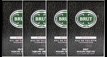 Brut Eau de Toilette Men – Musk, 100 ml - 4 stuks