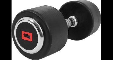 Gorilla Sports Dumbell - Vaste Halter - Gietijzer met Rubber coating - 15 kg