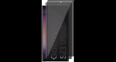 Privacy Screenprotector geschikt voor Samsung Galaxy S23 Ultra - 2x Glas Screen Protector FullGuard
