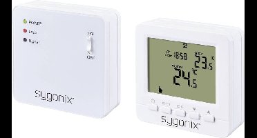 Sygonix SY-5470190 Draadloze kamerthermostaat Opbouw (op muur) Weekprogramma