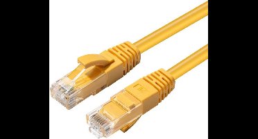 Microconnect RJ45 CAT6 U/UTP 3.0m Geel LSZH Netwerkkabel