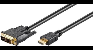 Microconnect HDMI - DVI-D (7m) 7m HDMI DVI-D Zwart