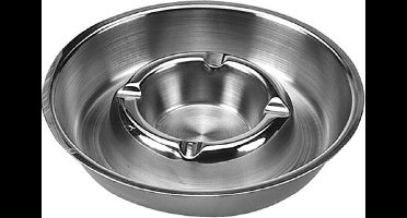 Asbak roestvrijstaal 14cm