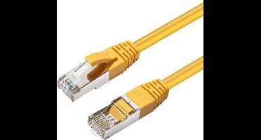 Microconnect MC-SFTP6A03Y netwerkkabel Geel 3 m Cat6a S/FTP (S-STP)