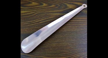 New Age Devi - "RVS Schoenlepel - 30 CM Lengte - Stevig & Zilver"