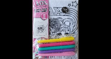 LOL Surprise Color your own T-Shirt - 98-104 - Tekenen - Knutselen