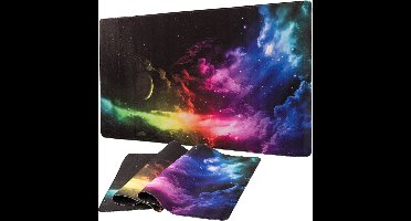 Gaming Muismat - Galaxy - Muismat XXL - 90x40 cm - Muismat XXL Gaming - Bureauonderlegger