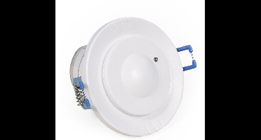 Bewegingssensor Inbouw IP20 - PIR Bewegingsmelder voor binnen met detectiehoek 360° - Bewegingsdetector met 3-draads aansluiting - Wit