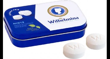Wilhelmina Mini Mints in blikje 6 x 50 gram