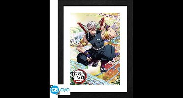 Art Print Demon Slayer Tengen 30x40 cm (inclusief kader)