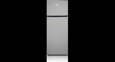Severin DT 8761 Dubbeldeurs Koel-Vriescombinatie – 205 Liter – LED – Stil – Energieklasse E - Vrijstaand - Zilver