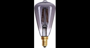 E14 4Watt Led Smoke Dimbaar Edison