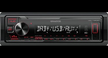 Kenwood KMMDAB307 - Mechless autoradio met DAB+
