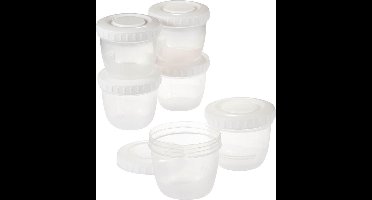 Difrax Moedermelk en babyvoeding bewaarbakjes - 12 stuks