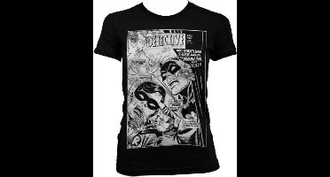 DC Comics Batman Dames Tshirt -2XL- Dynamic Duo Distressed Zwart