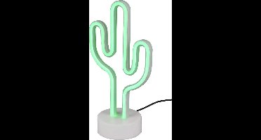 REALITY CACTUS - Tafellamp - Wit - incl. 1x SMD 1,5 W - USB-aansluiting - Niet dimbaar - Geschikt voor accuvoeding
