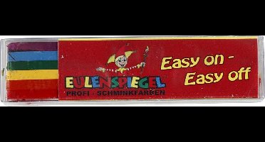 Schmink l: 6 5 cm dikte 10x15 mm kleuren assorti 1stuk