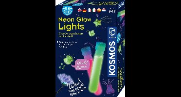 Kosmos Neon Glow Lights – Experimenteerset – Ontwerp lichtgevende decoraties met UV-licht – Inclusief speciale markers en blacklightlamp – Lichtgevende kunst maken