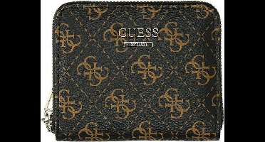 GUESS Dames Ritsportemonnee Bruin