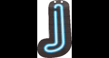 Neon Letter J 24cm