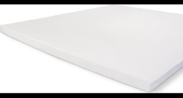 Byrklund Katoenen Hoeslaken Topper - Hoeslaken 90x220 - 100% Katoen - Wit