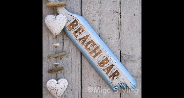 Migo Styling - Houten peddel Beach pakket - Pakket - Tuin - Decoratie - Hout - 3 producten