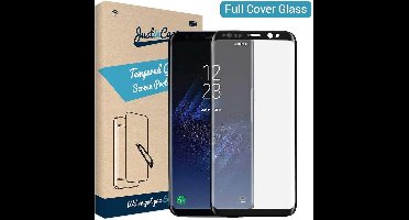 Just in Case Full Cover Tempered Glass Samsung Galaxy S8 Protector - Black