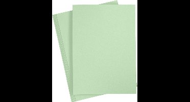 Papier, A4, vel 210x297 mm, 80 gr, lichtgroen, 20 stuk/ 1 doos