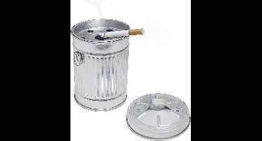 Balvi Asbak Garbage 13 X 11,5 Cm Metaal Zilver